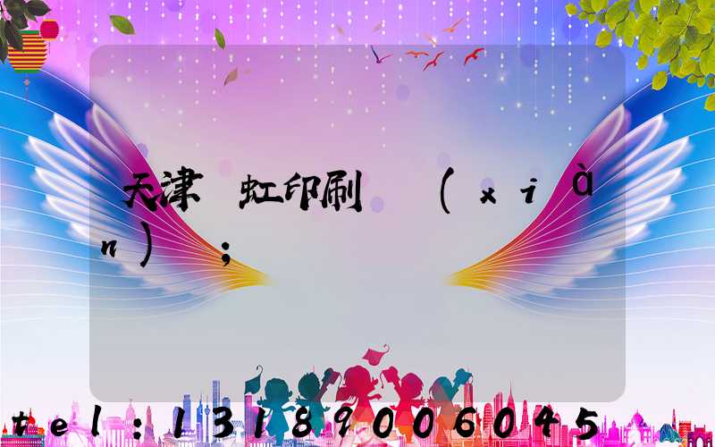天津藝虹印刷廠現(xiàn)狀