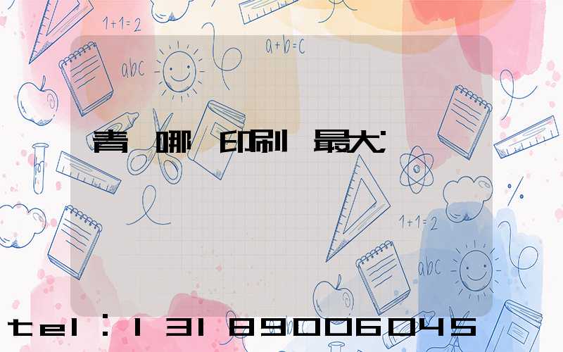青島哪個印刷廠最大
